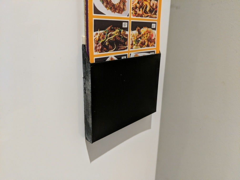 Fridge Leaflet Holder (Alternative to fridge magnets)
