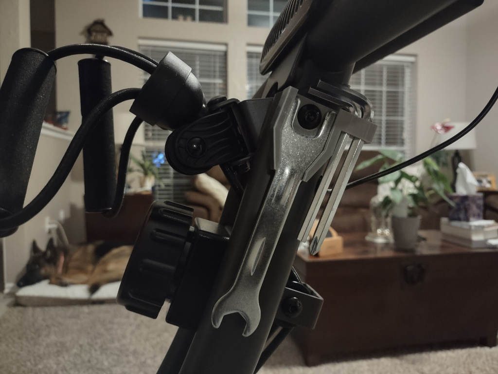 Onboard Tool Storage for Fitnation Stationary Bike