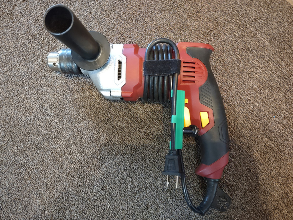 Chuck Key Keeper for Harbor Freight 1/2" Drill by faultedlogic