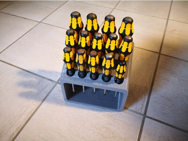 Schraubendreher Tischhalterung (Wera) / Screwdriver table holder
