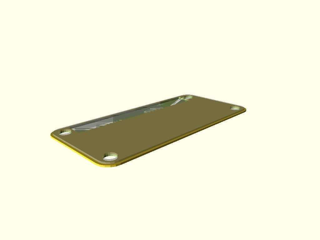 Miniatura 5 do modelo 3D Raspberry Pi Zero W Test Controller - OpenSCAD