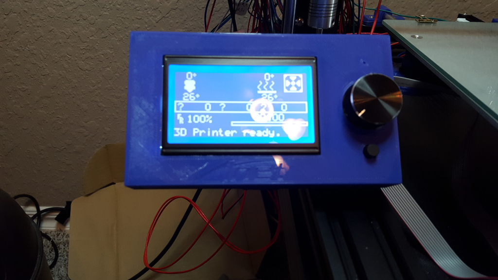 12864 LCD Enclosure and Mount by faultedlogic | Download free STL model ...