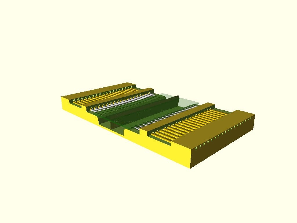Dual Castellation Programmer Jig Via Probes