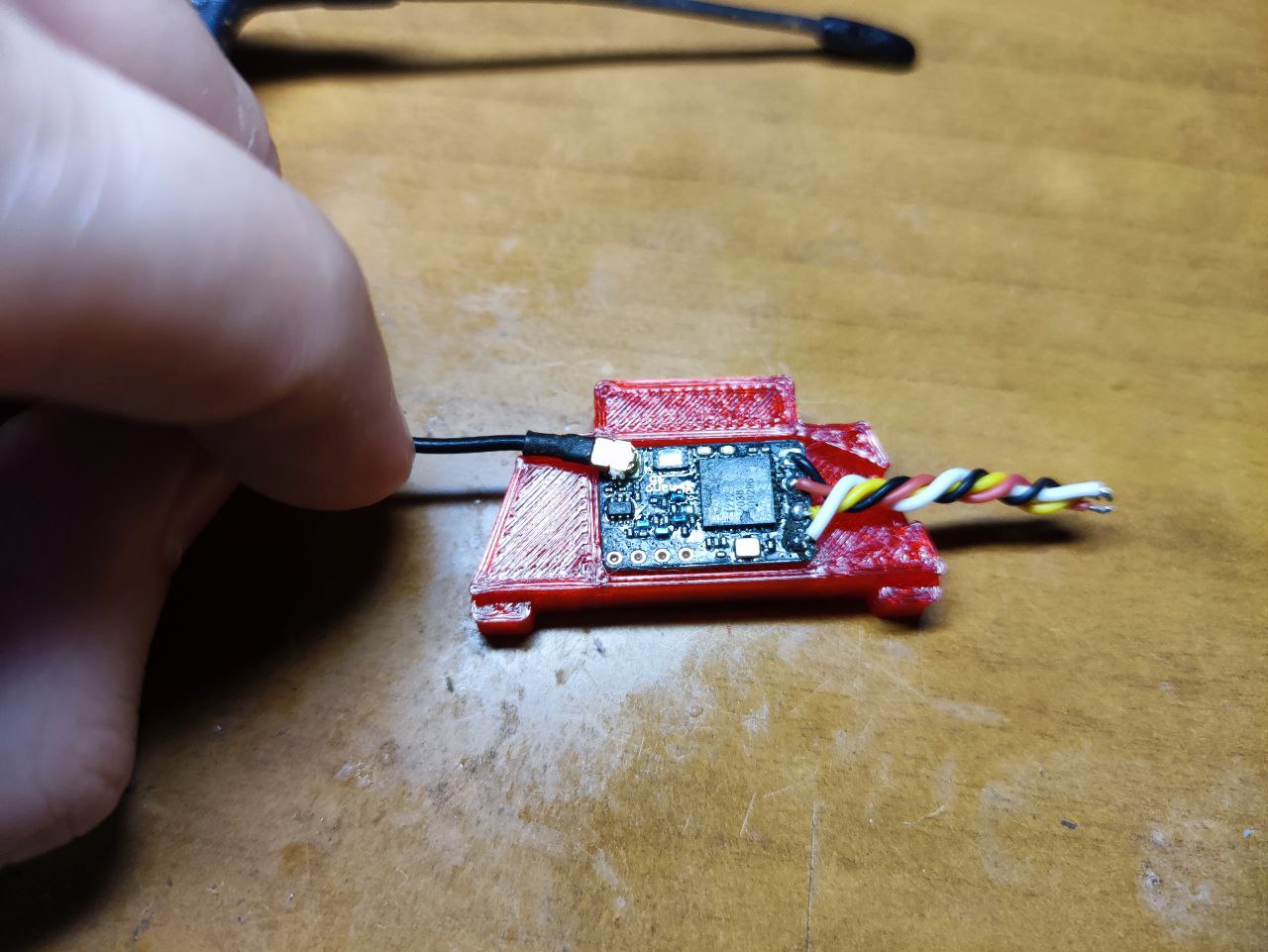 Crossfire Rx support / holder for Armattan Rooster