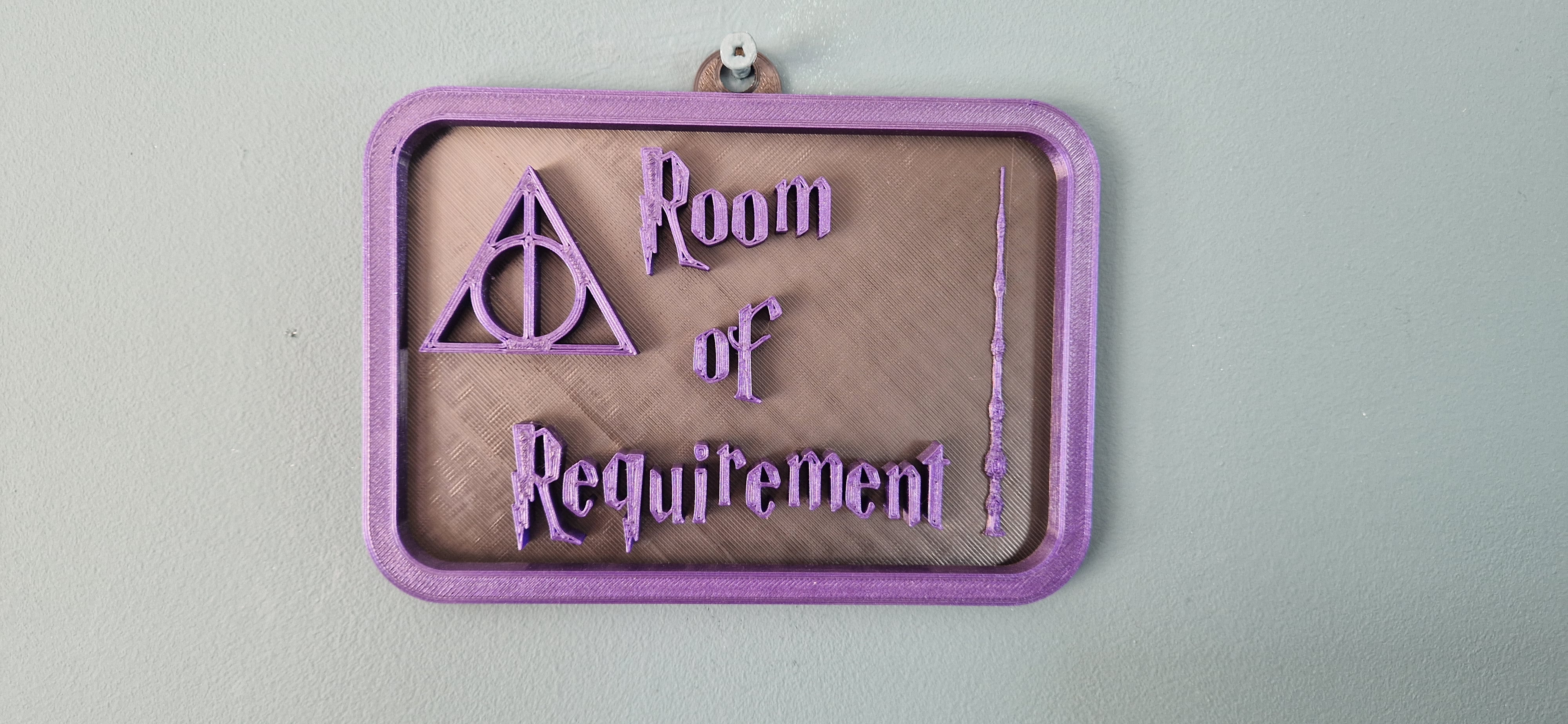 Harry Potter Room of Requirement  Sign