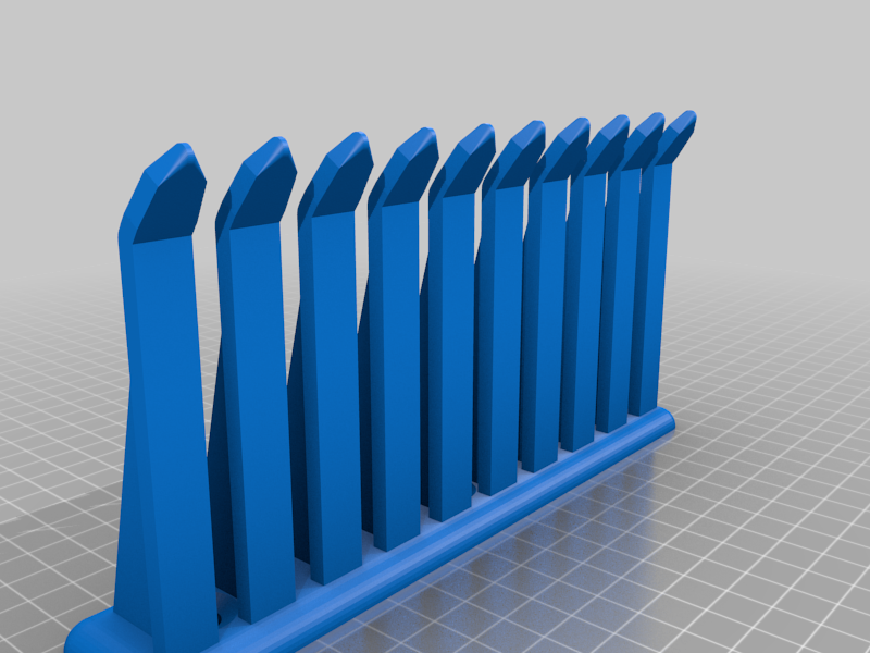 Screw mountable wire holder and screwdriver holder (OpenSCAD)