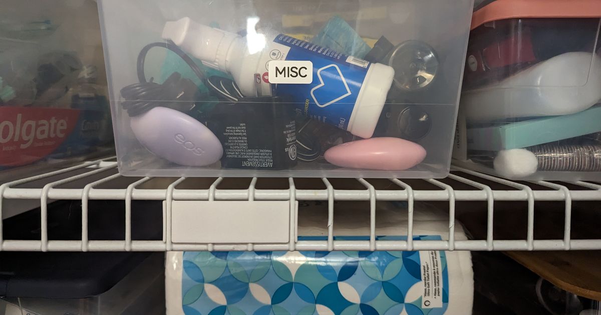 ClosetMaid Wire Shelf Label by Anthony Lambruschi Download free STL