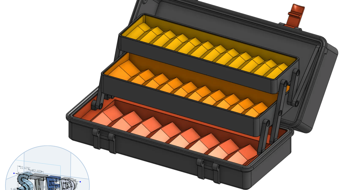 Battery box STEP by Michal Fanta Printables Store