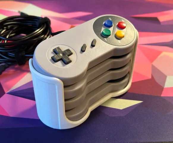 SNES controller holder