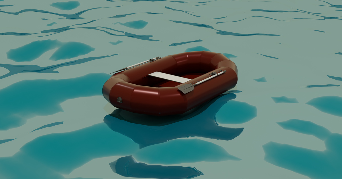 inflatable boat by prostoi Download free STL model