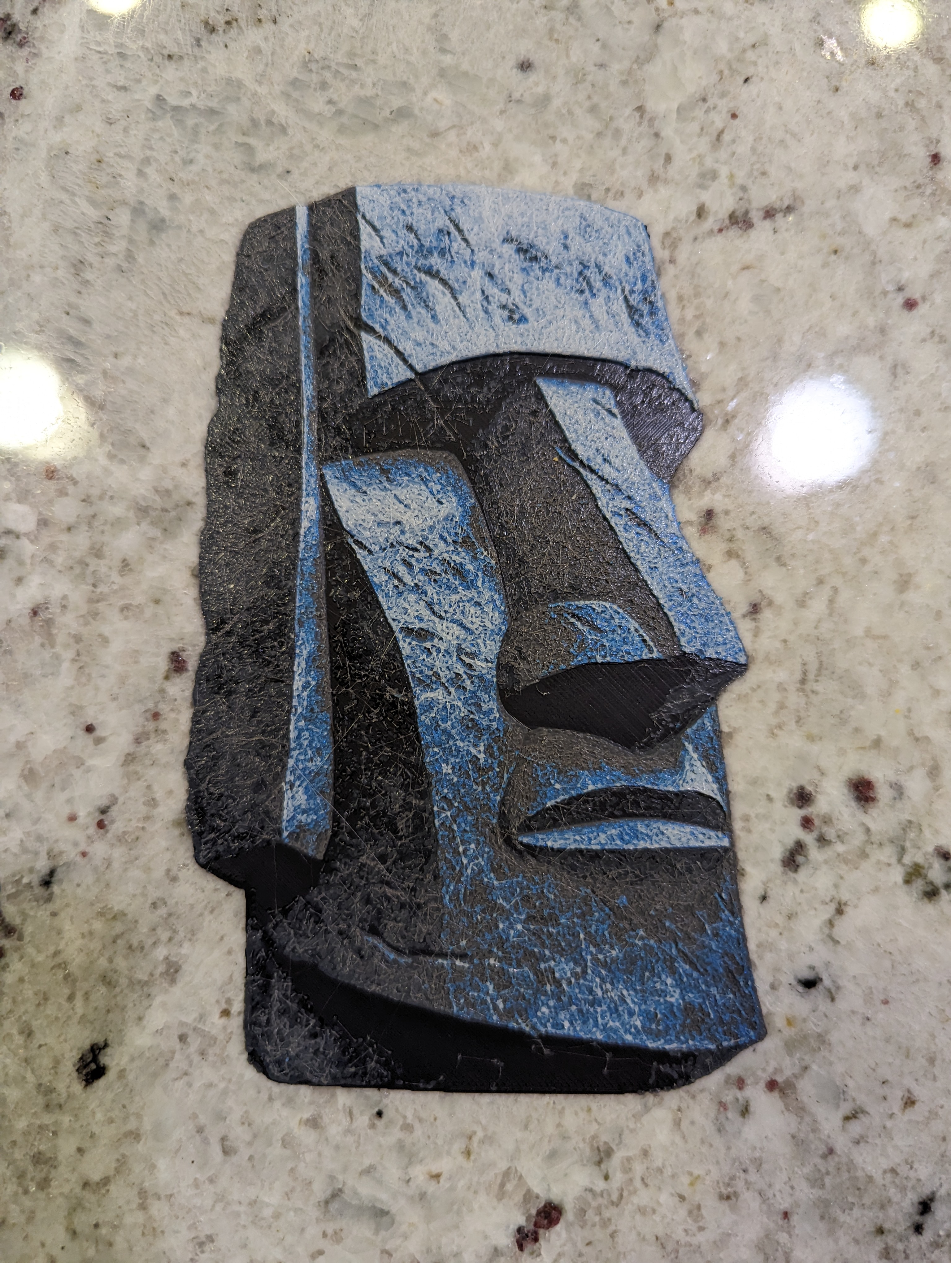 HueForge Moai