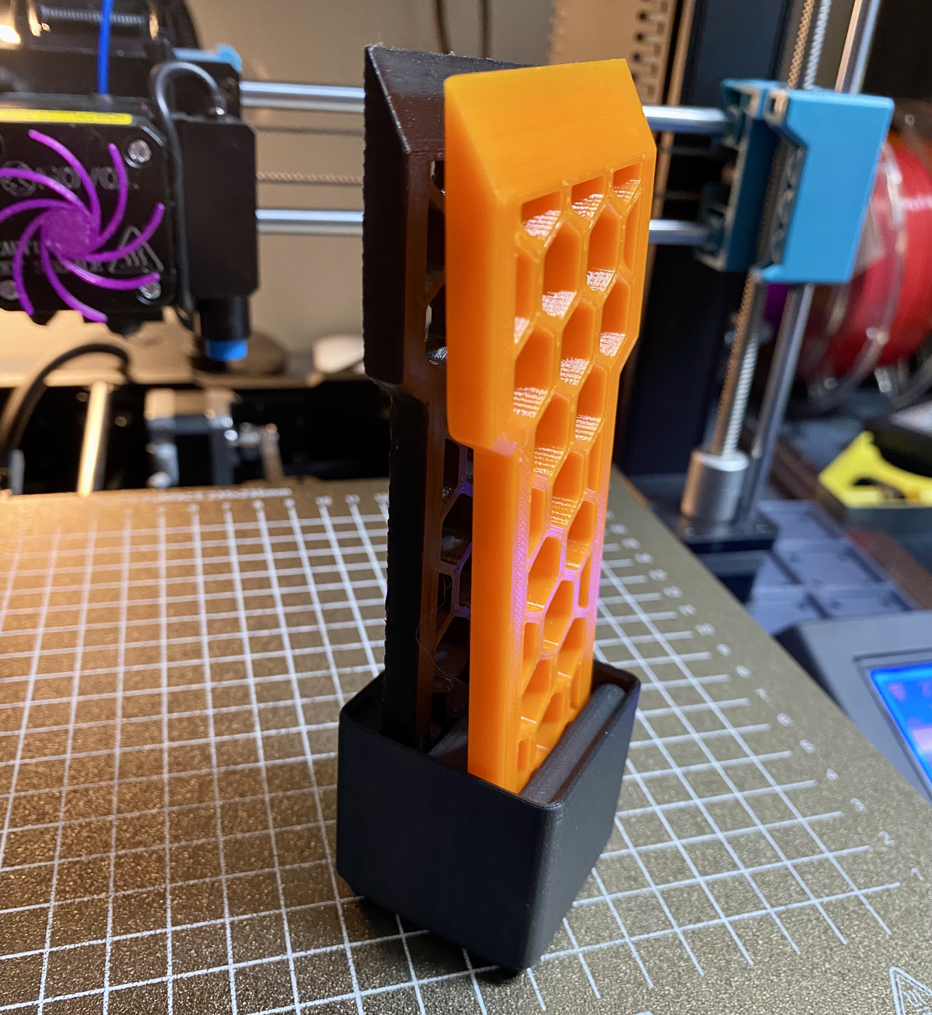 Gridfinity 1x1 Hex Scraper Holder