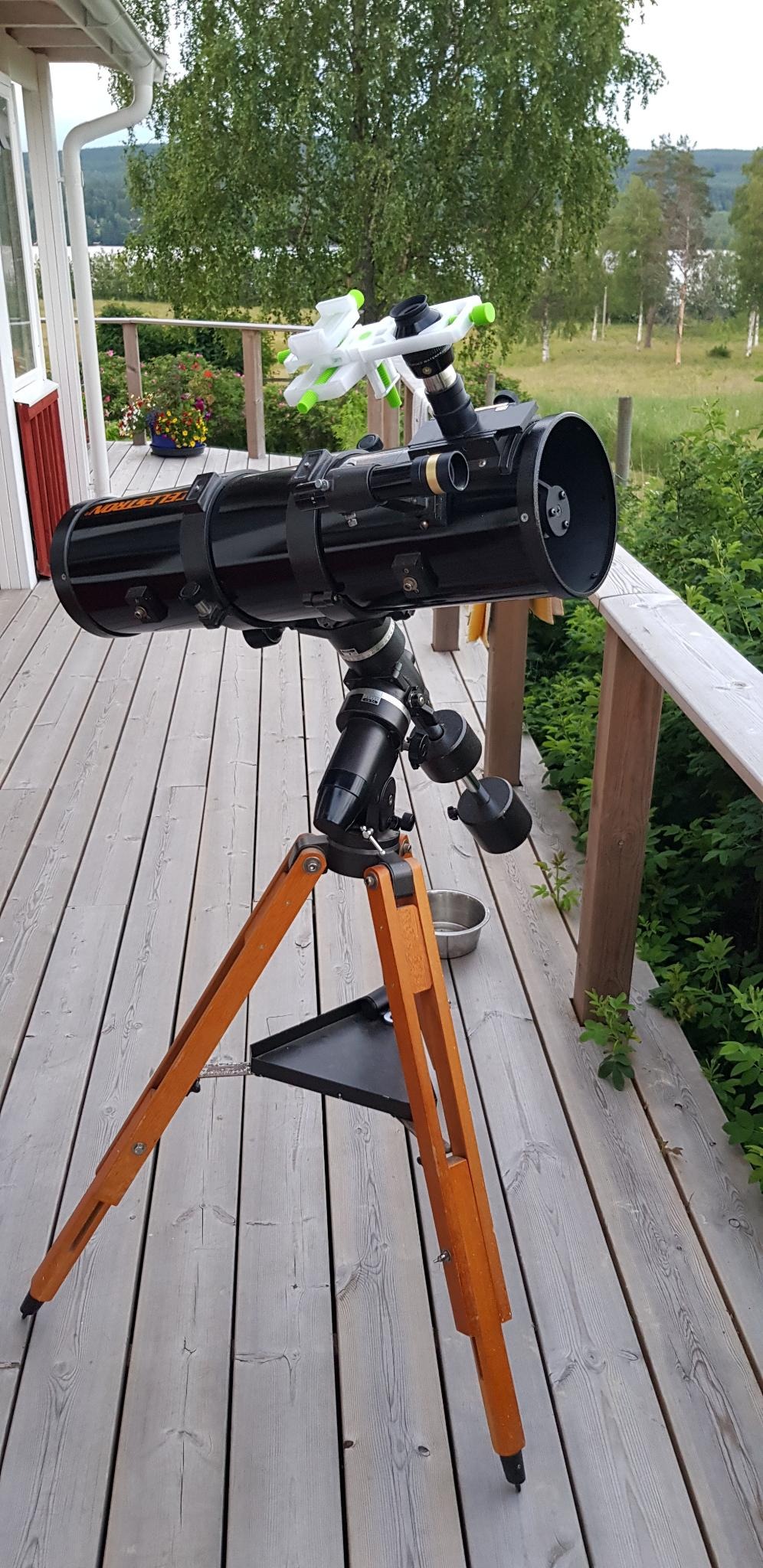 Bigger Eyepieces Telescope to Phone Adapter (OverEngineered) by AcE