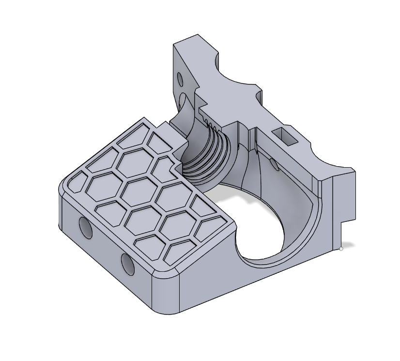 Prusa Mini Revo Micro mount with ADXL - Hexagon remix by Crawlerin ...
