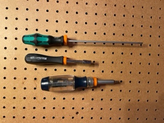 Screwdriver Pegboard Hook