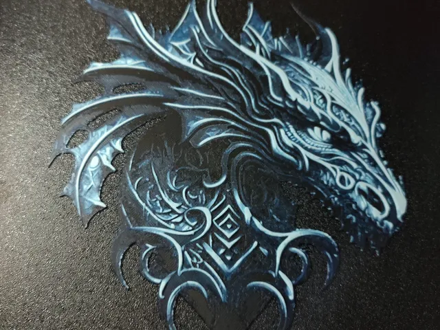 HueForge Blue dragon 2