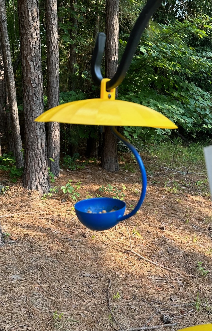 Rain cover for small bird feeder by NC10 Download free STL model