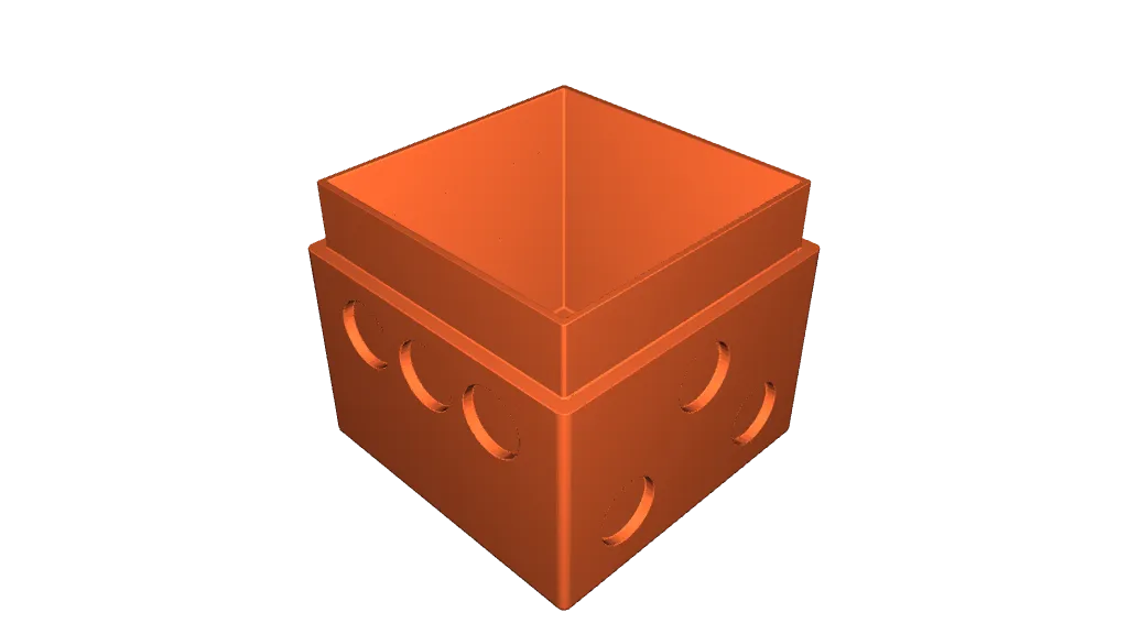 Die Shaped Storage Box (not just for dice) by Den | Download free STL ...