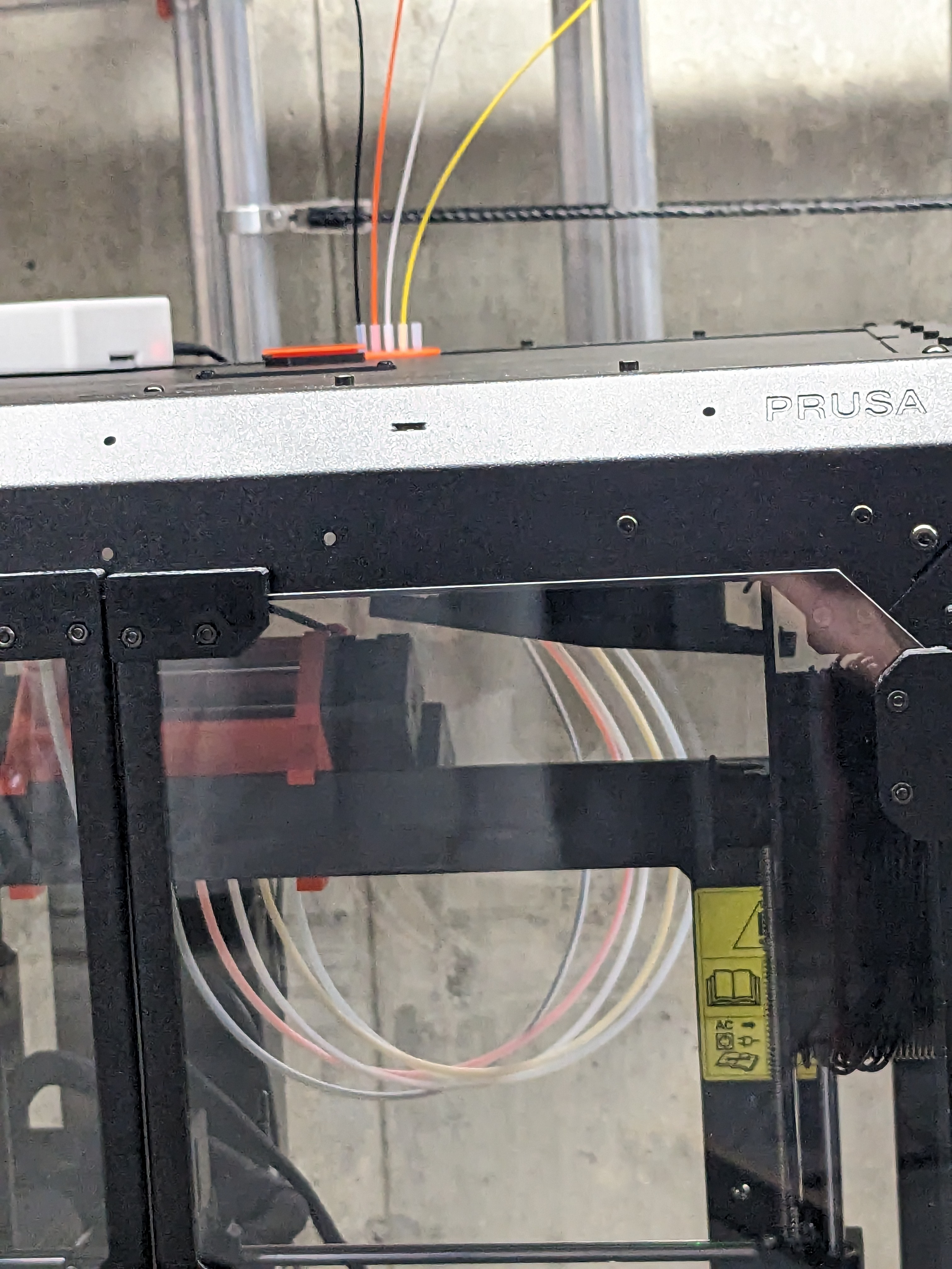 PTFE Passthrough for Original Prusa Enclosure MMU2 MMU3 by Asa