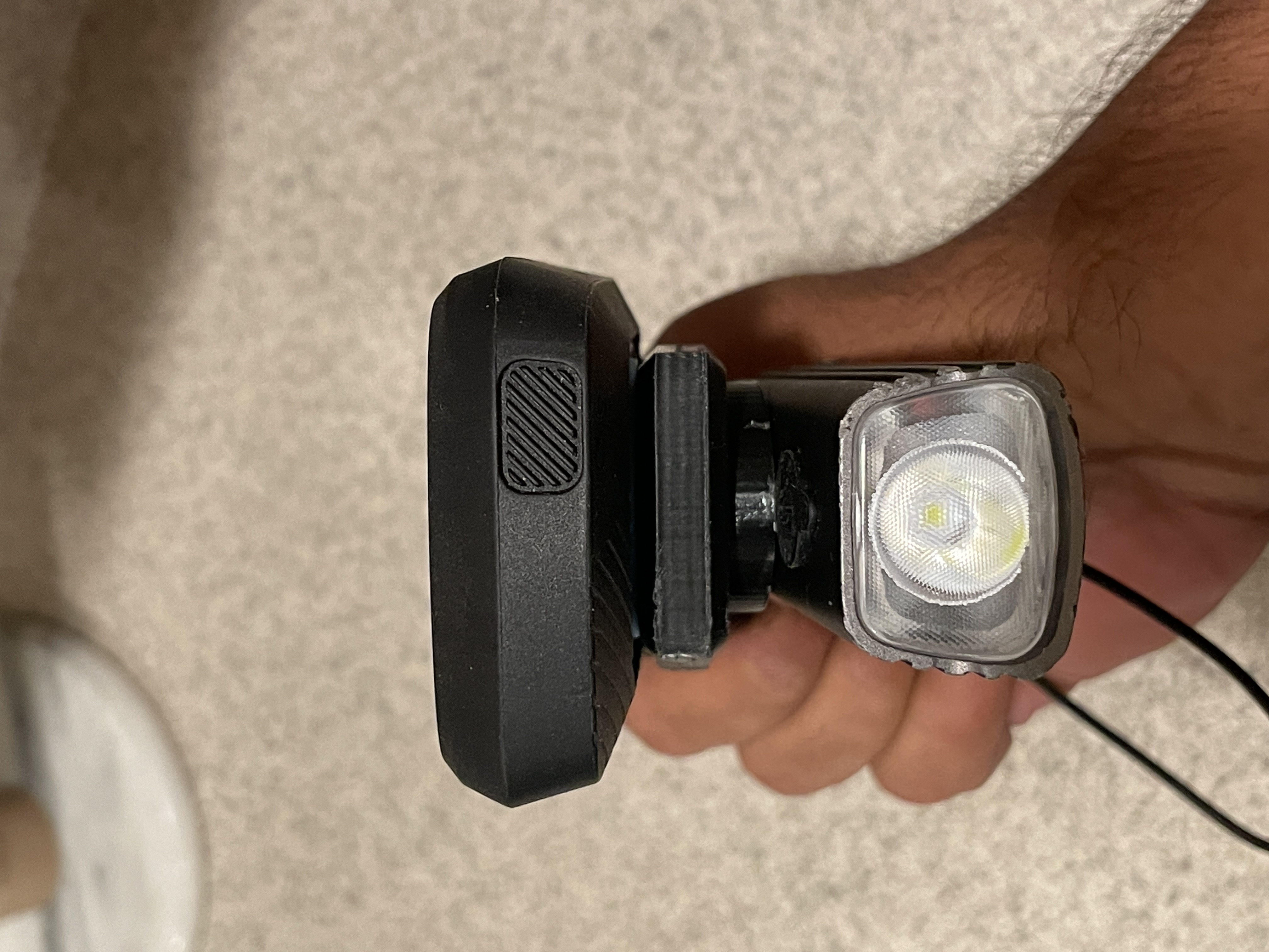 bike handle bar computer mount dual garmin quarter turn by Martin