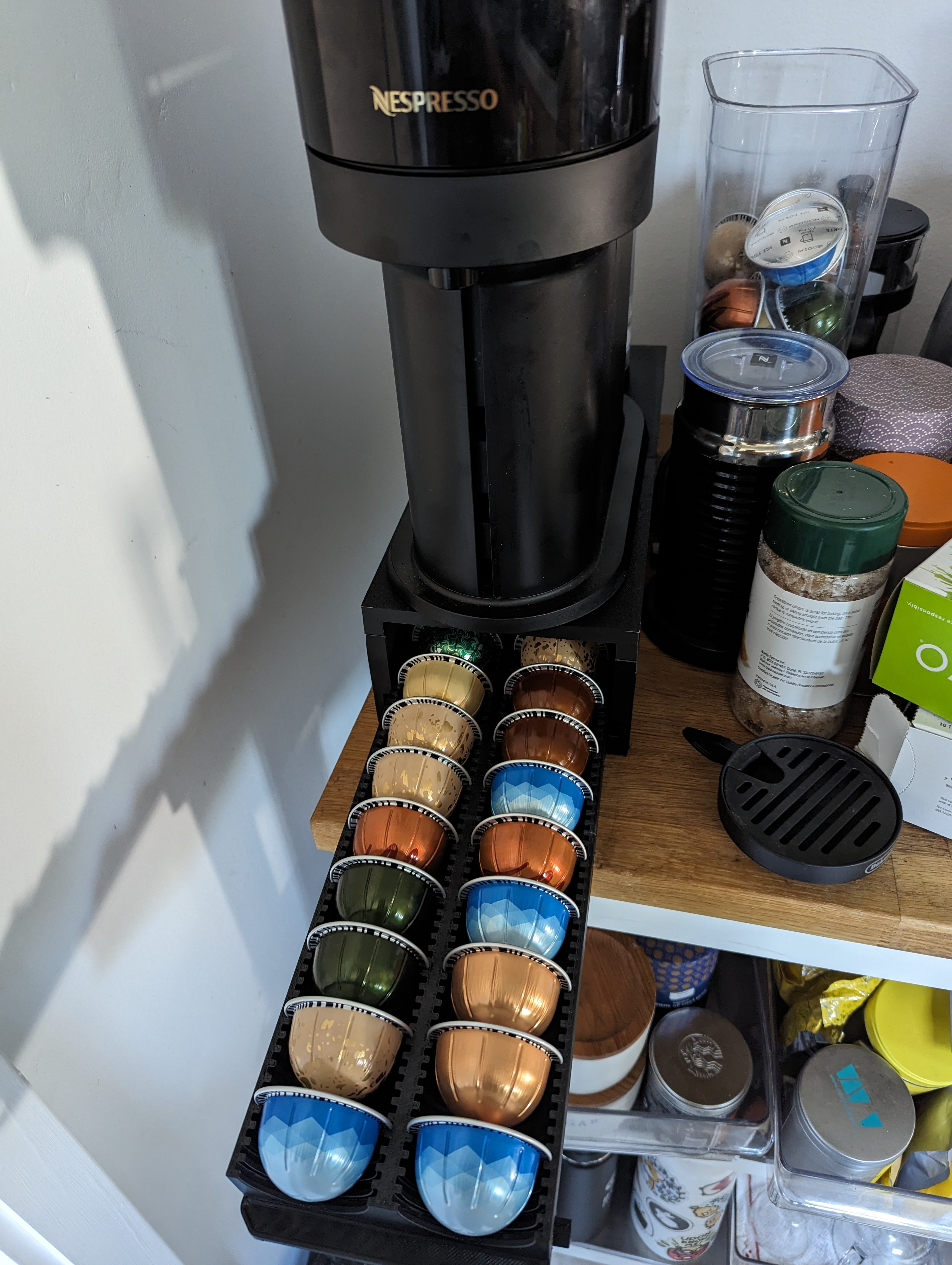 Extended Nespresso Vertuo Pod Dispenser
