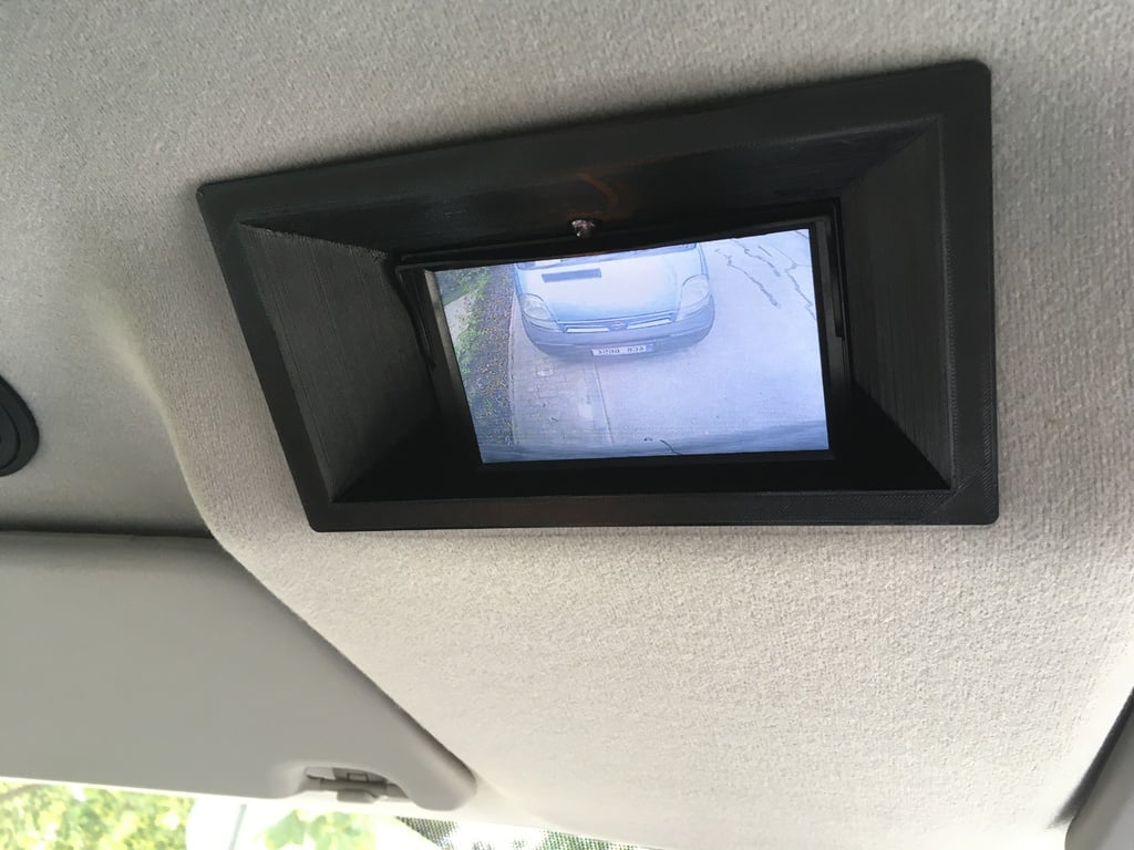 Car rear camera display frame by Tomaskutta | Download free STL model ...