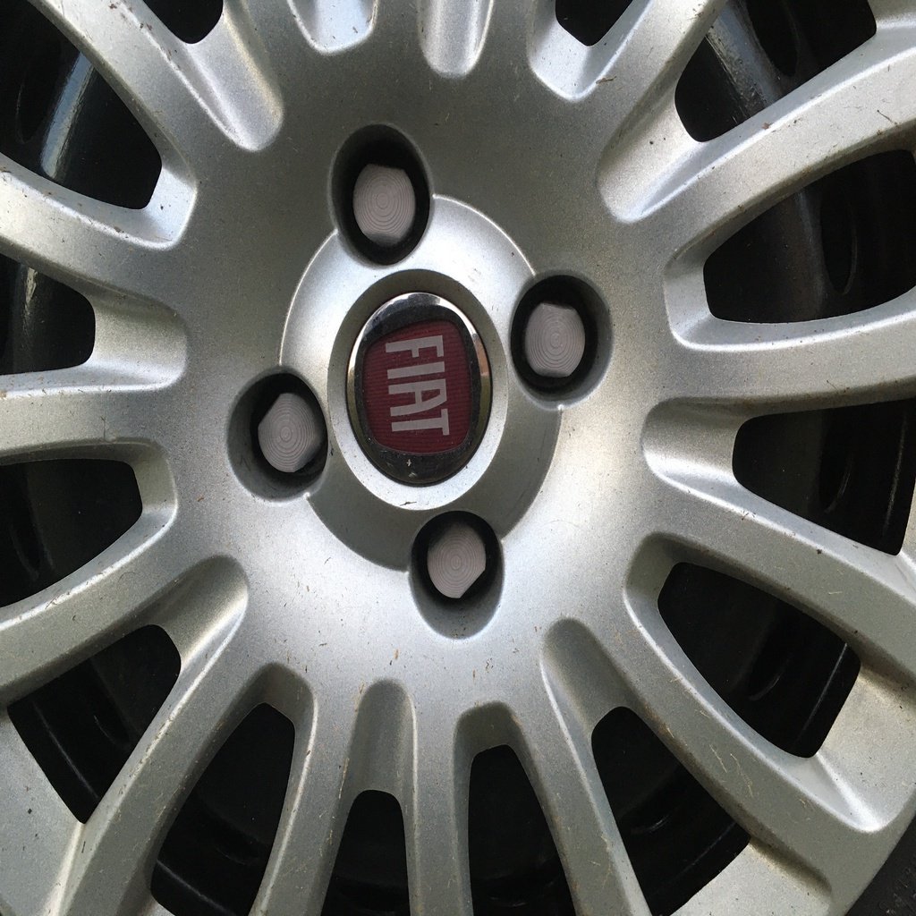 Whell screw cover