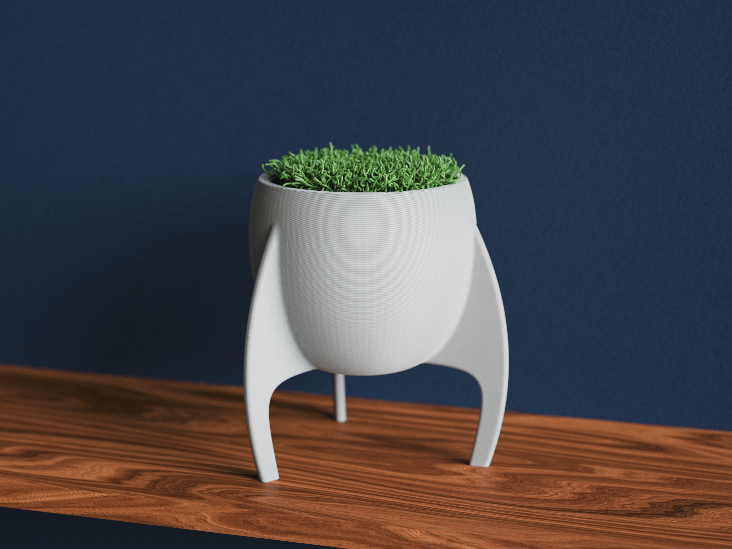 Rocket Ship Planter