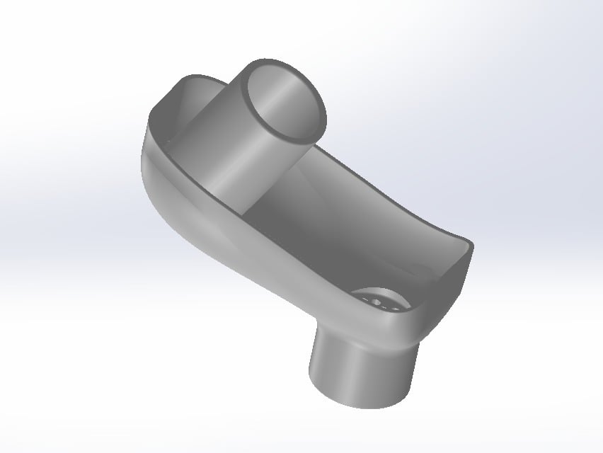 Funnel for windscreen washer 2nd version