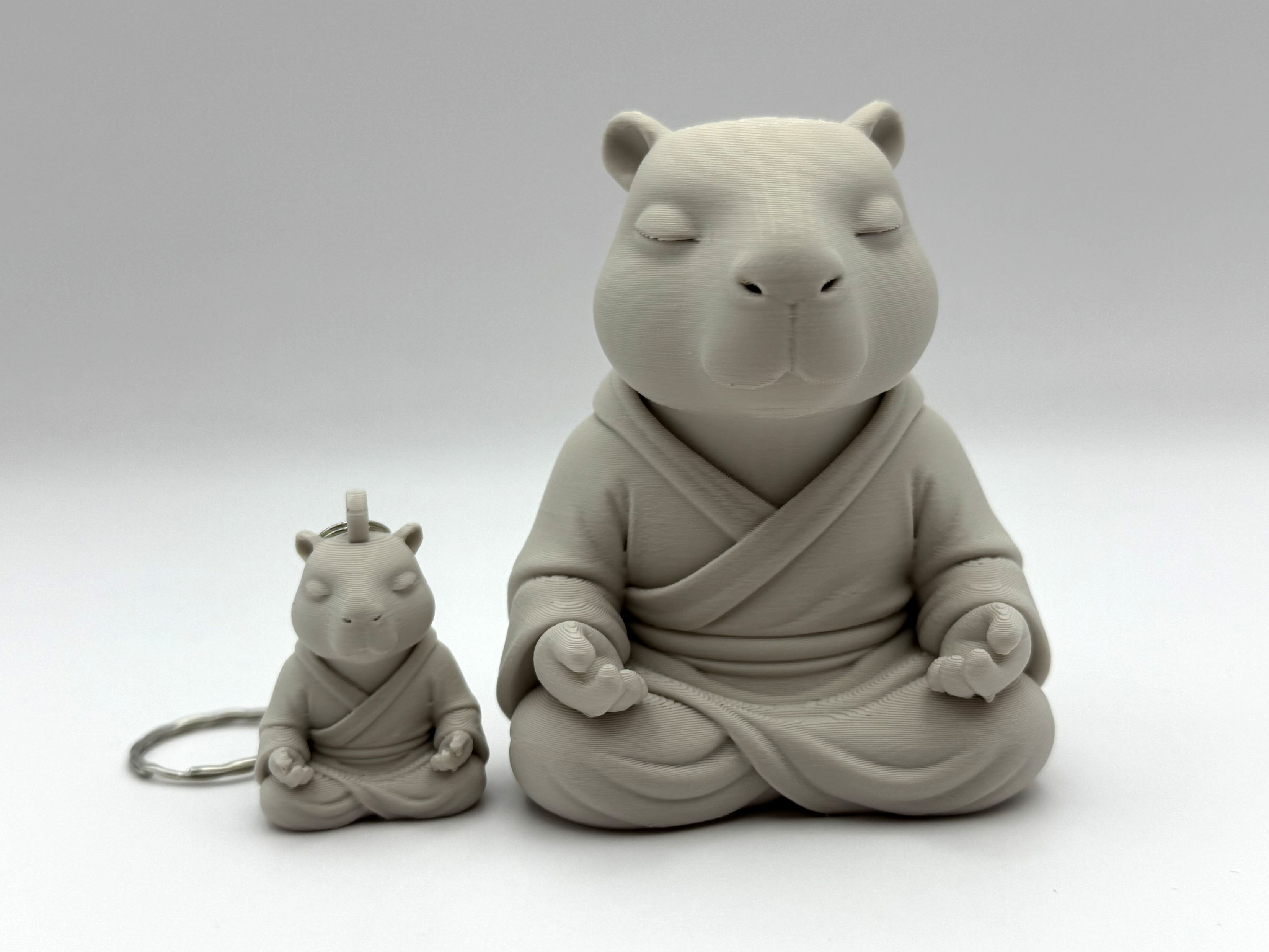 Capybara Monk & Keychain