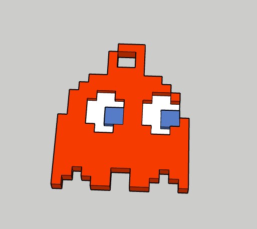 Miniatura 5 do modelo 3D PAC-MAN-ghost