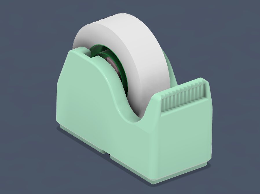 Gridfinity tape dispenser by Tbah Download free STL model