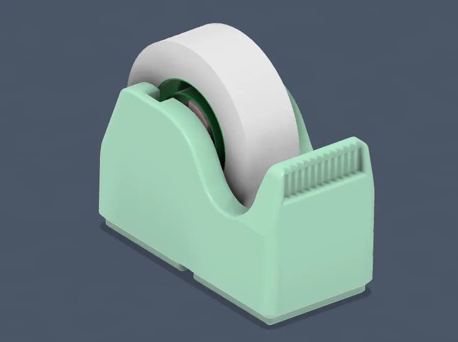 Real Working Miniature Tape Dispenser Cutter