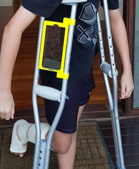 Crutches Anything holder