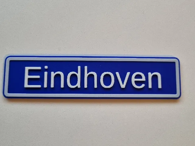 Eindhoven city sign