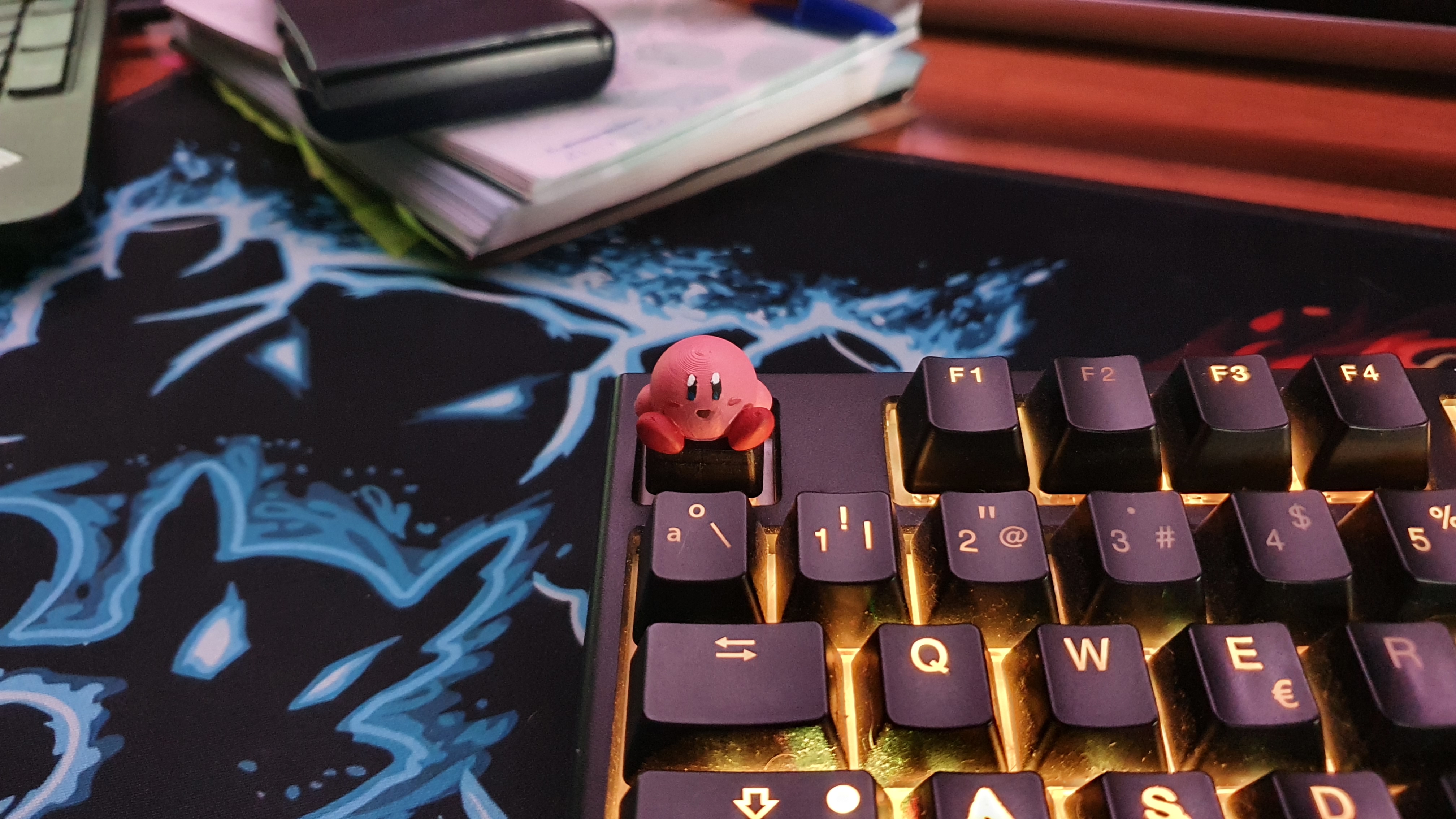 Kirby MX Cherry keycap