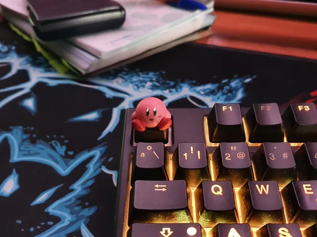 Kirby MX Cherry keycap