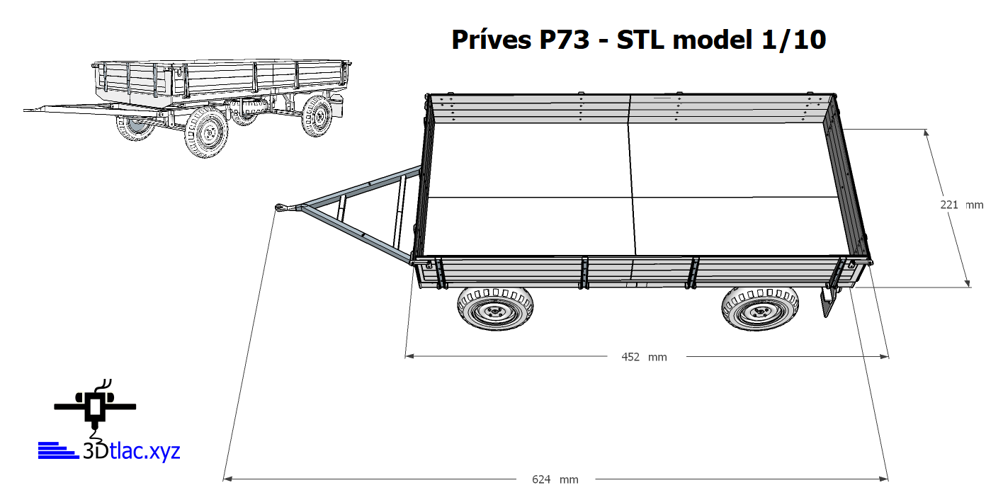 Trailer P73 - test parts