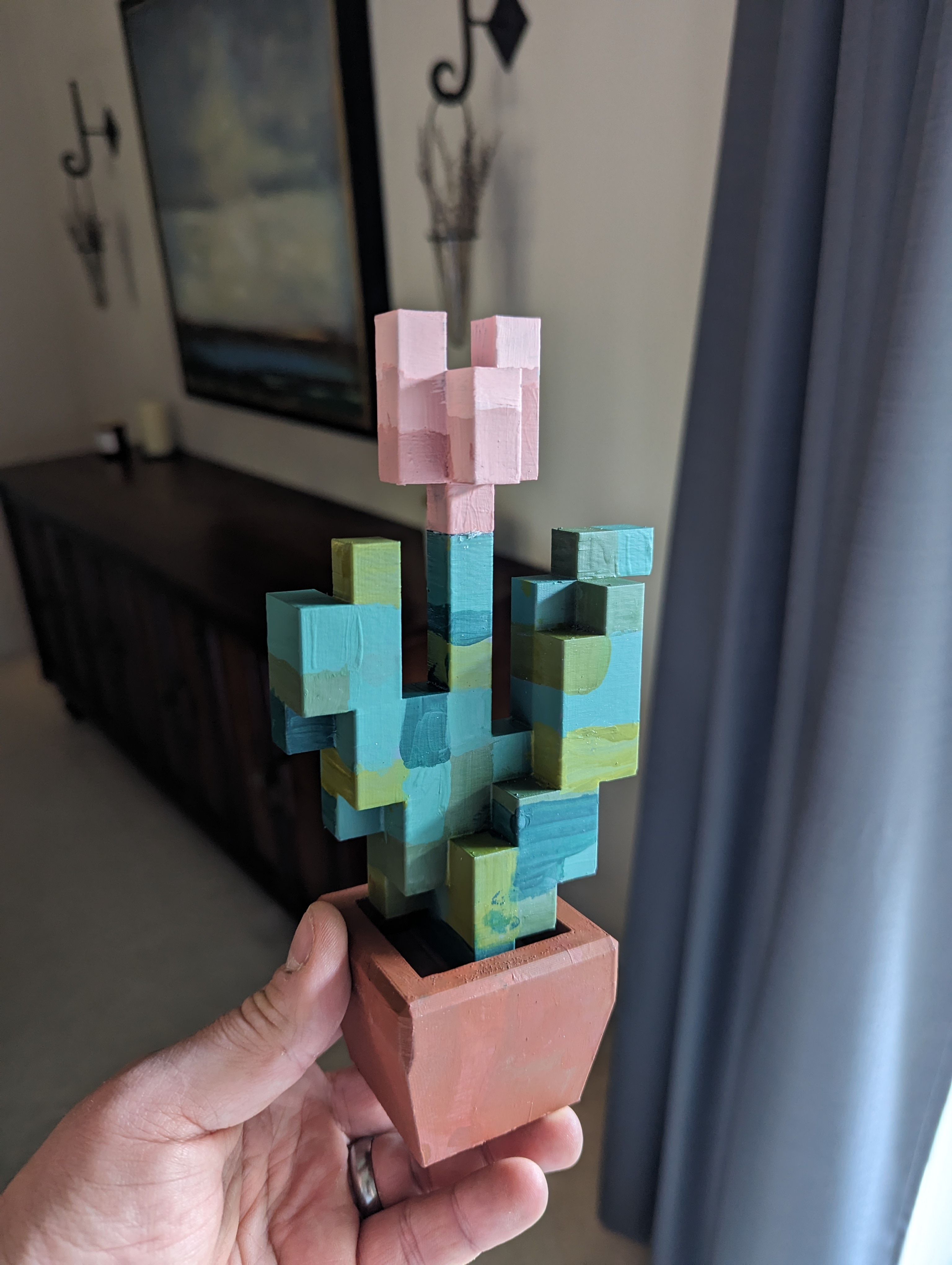 Minecraft Tulip By Thenated G Download Free Stl Model Printables Com