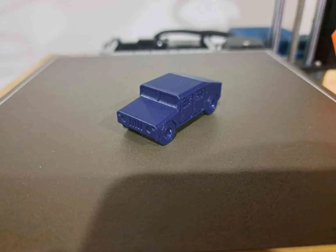 Print in place Car with moving wheels and no assembly! by