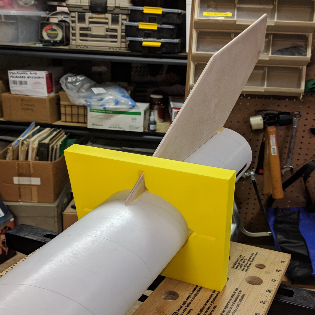 Rocketry Fin Jig by Danno | Download free STL model | Printables.com