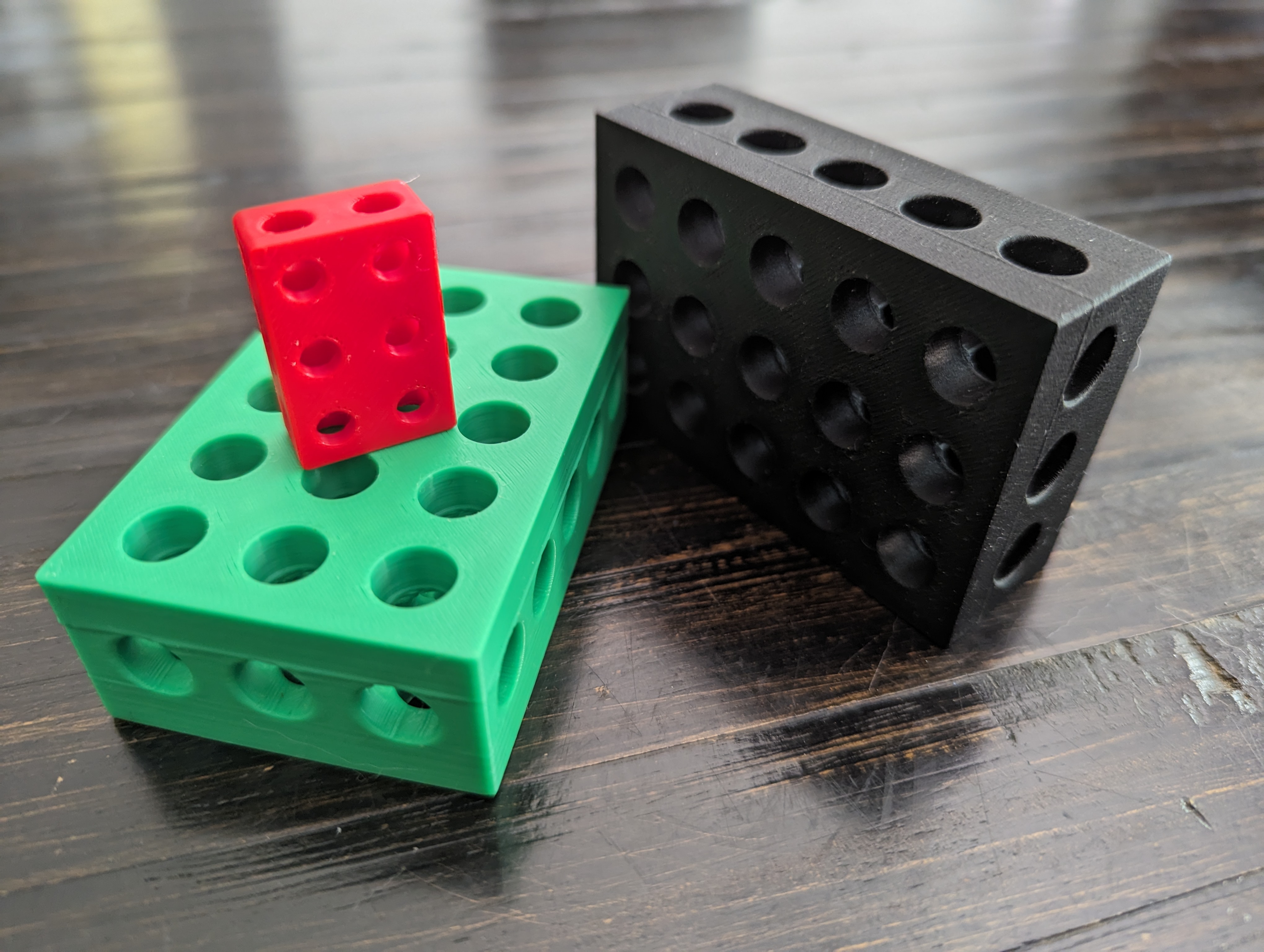 (Parametric) 123 Block - Dimensions and holes are all parametric