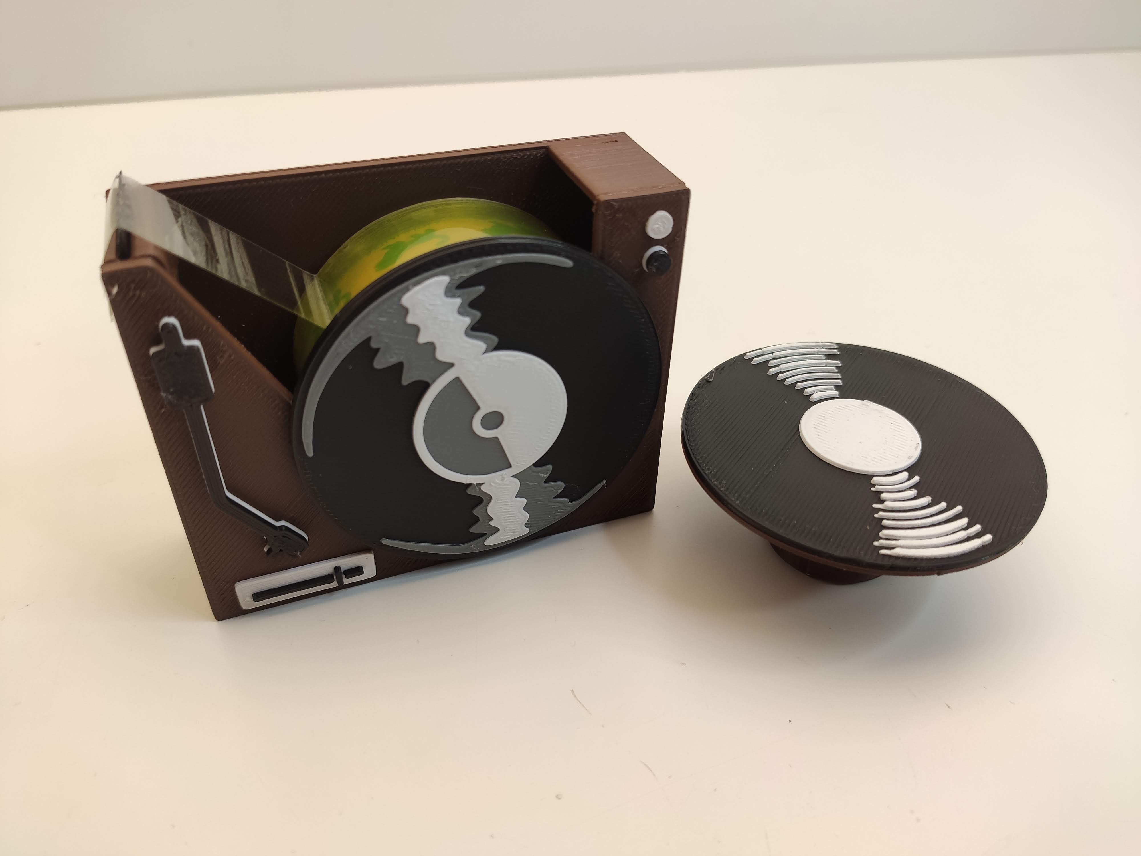 Vinyl Tape Dispenser by Sevro Download free STL model