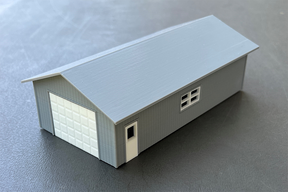 HO Scale Model Railroad RV Garage/Machine Shop/Shed/Farm Building (wooden)