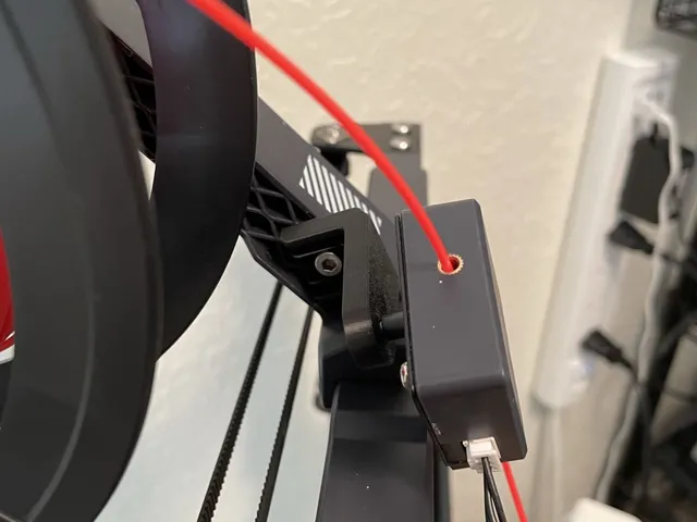 Elegoo Neptune 3 Pro filament sensor bracket with longer offset