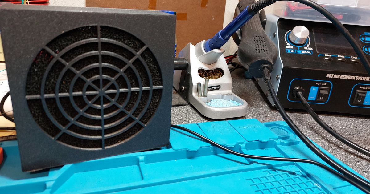 Simple Fume Extractor by MCJ0nas Download free STL model