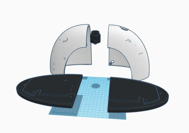 1:1 Portal radio (Remix of @Aibot on MyMiniFactory)