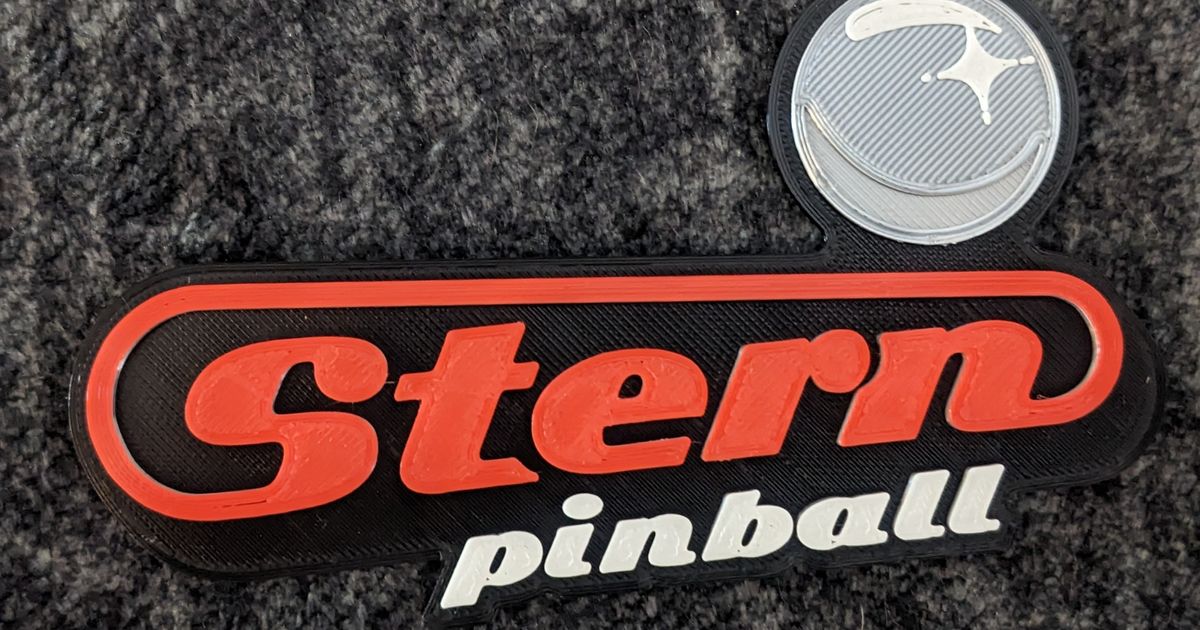 Stern Pinball Logo by Equinox21 | Download free STL model | Printables.com