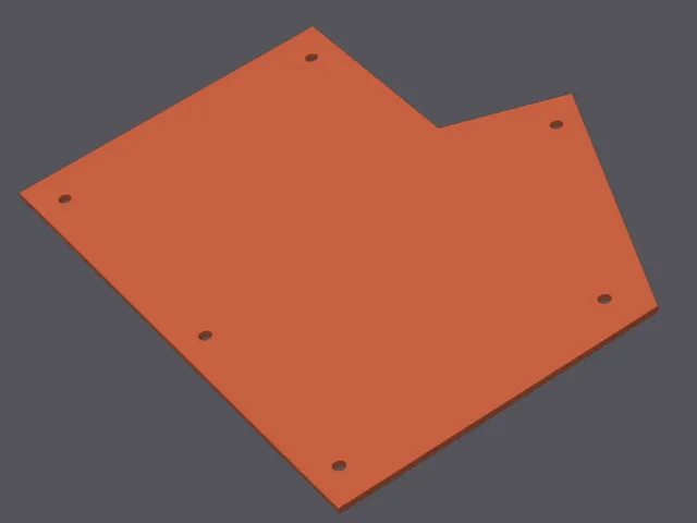 glove80 mounting plate (Read description)