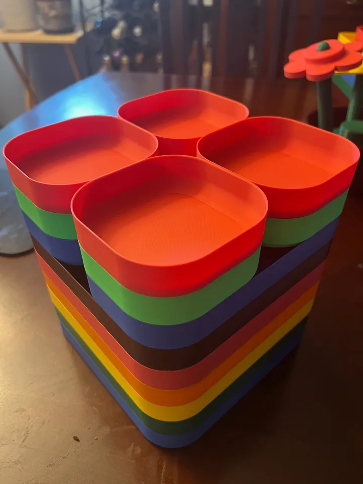 Funnel Sorting Tray for Lego by SolarEgg, Download free STL model